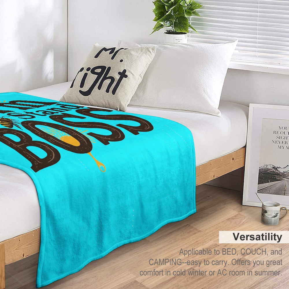 Ultra-Soft Flannel Blanket Farmstand boss