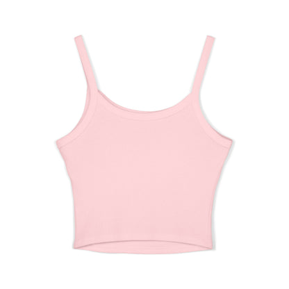 Sweet Southern Child Crop Tank Top – 'Southern Sipper' Graphic Spaghetti Strap