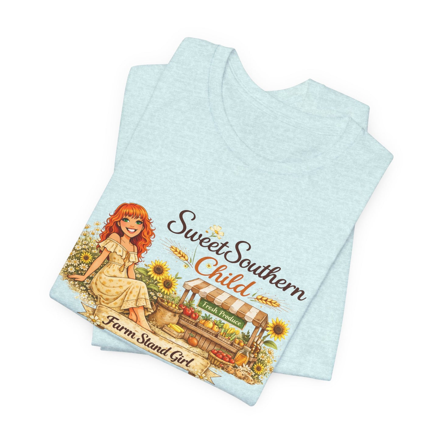 Sweet Southern Child Tee — Farm Sweet Girl Vintage Graphic T-Shirt