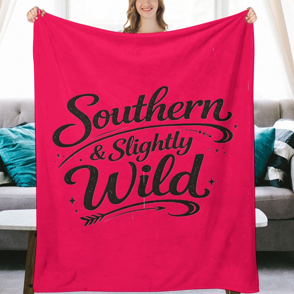 Ultra-Soft Flannel Blanket Southern sweet, and slightly wild