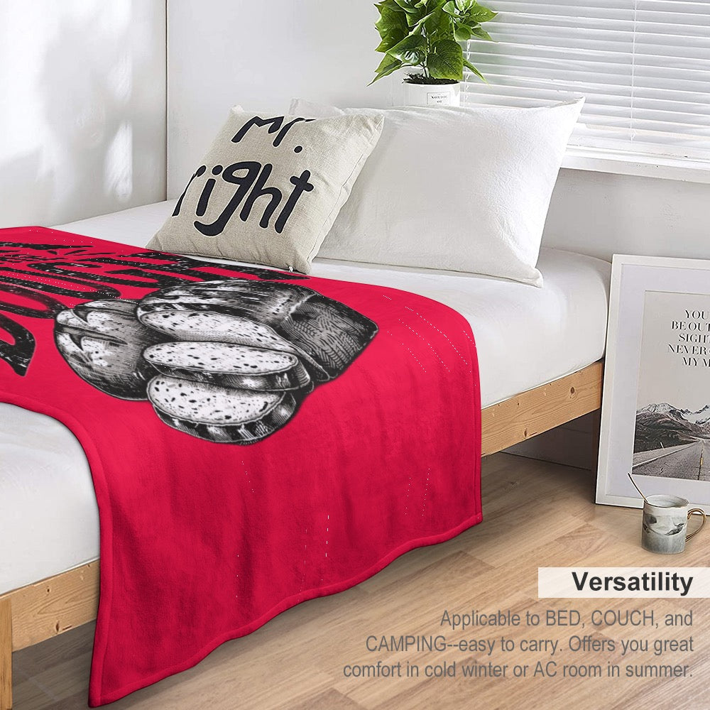 Ultra-Soft Flannel Blanket Mama makes the dough