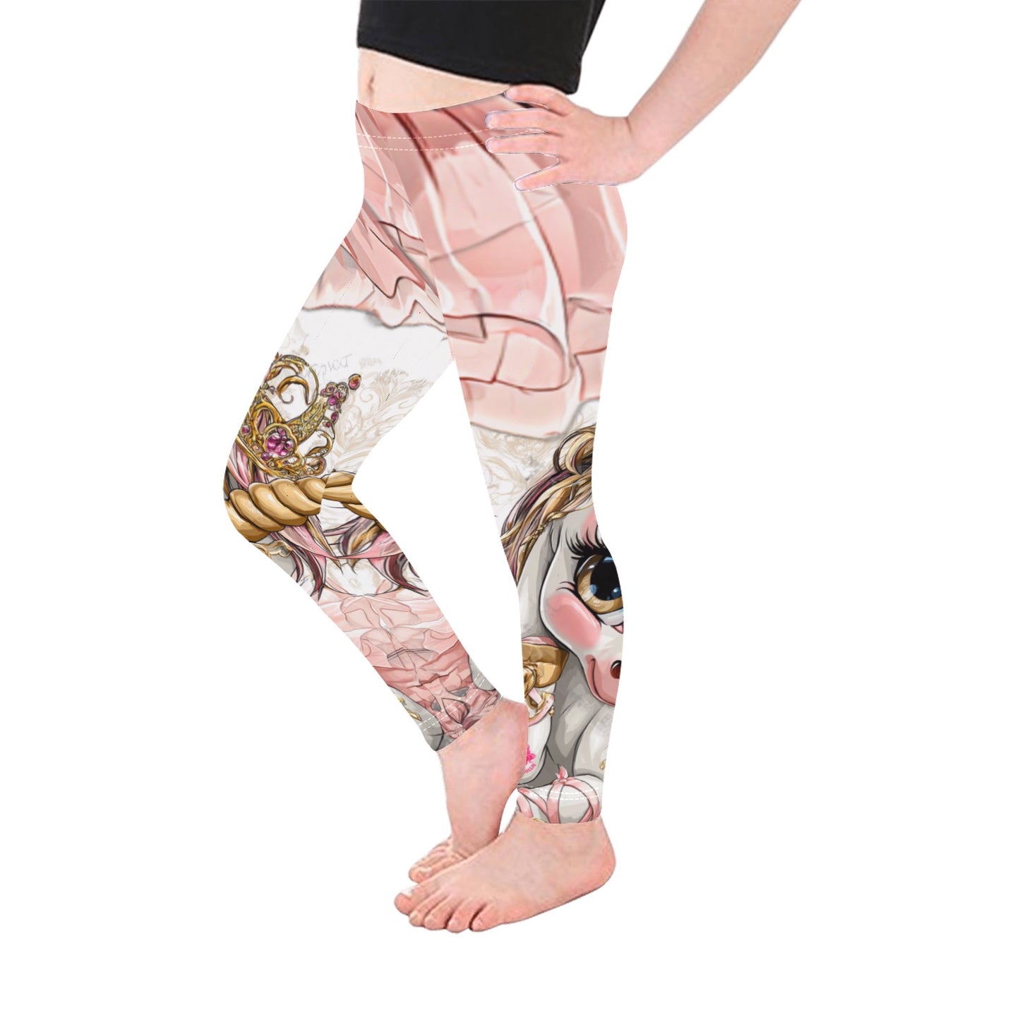 Ballet unicorn All-Over Print Girls Leggings (Model L06)
