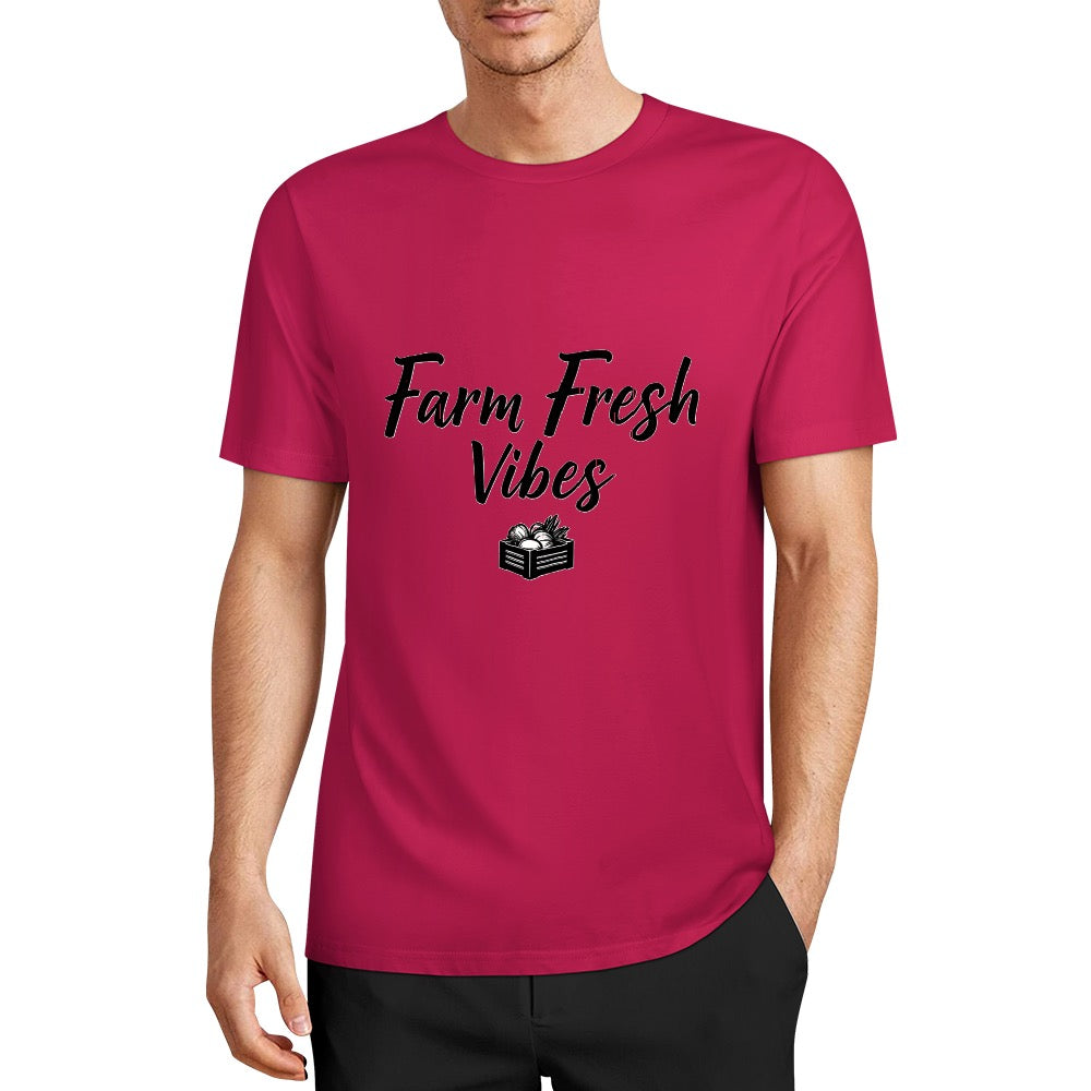 New Pure cotton short sleeved T-shirt FARM fresh vibes