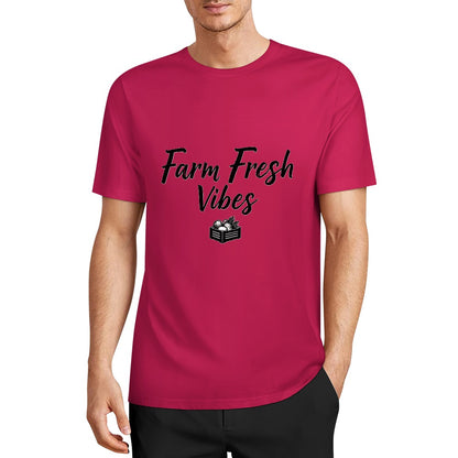 New Pure cotton short sleeved T-shirt FARM fresh vibes