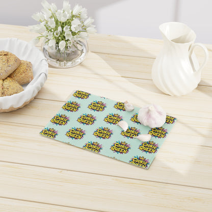 Cookie Queen Cutting Board — Cute Patterned Kitchen Serving Board