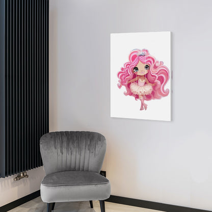HELLO-OH-Dollie artwork Canvas Print Multiple sizes Unframed & Framed (Vertical)