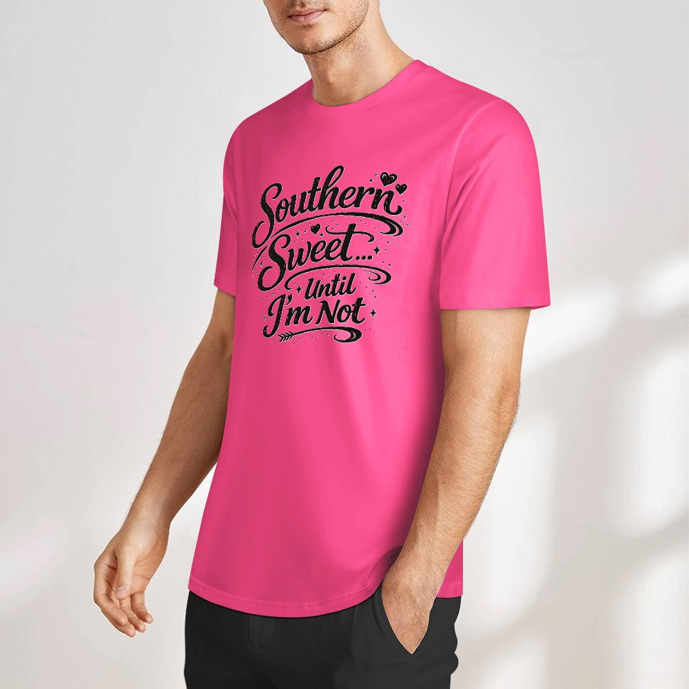 New Pure cotton short sleeved T-shirt Front print Multiple colors
