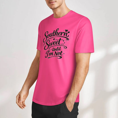 New Pure cotton short sleeved T-shirt Front print Multiple colors