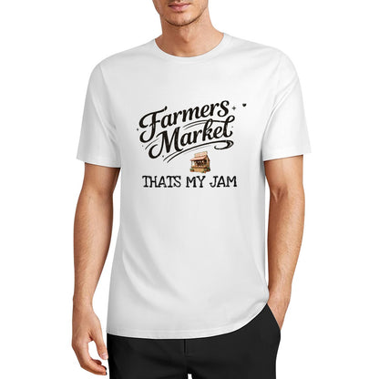 New Pure cotton short sleeved T-shirt farmers markets that’s my jam