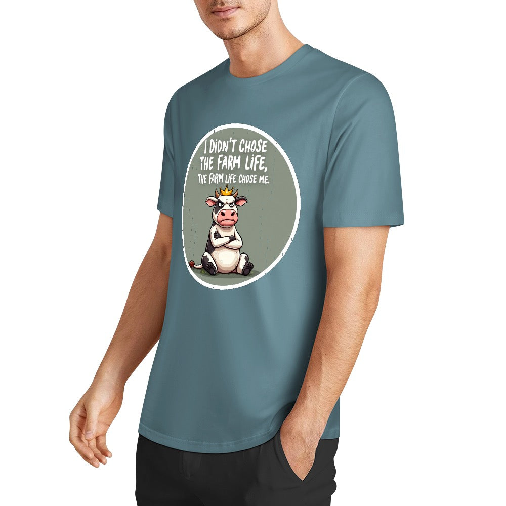 New Pure cotton short sleeved T-shirt the FARM chose me