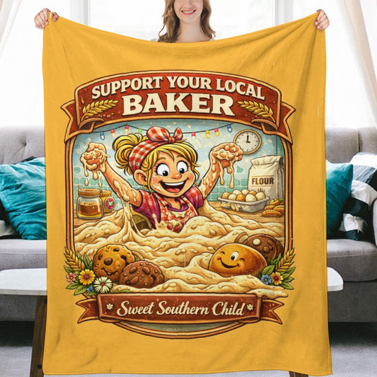 Ultra-Soft Flannel Blanket baker