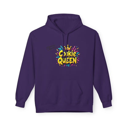 Cookie Queen Hoodie — Fun Colorful Graphic Sweatshirt for Bakers & Dessert Lovers