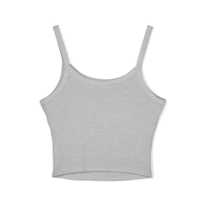 Sweet Southern Child Crop Tank Top – 'Southern Sipper' Graphic Spaghetti Strap