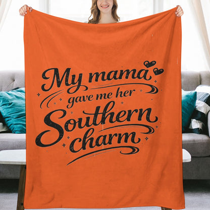 Ultra-Soft Flannel Blanket My mother gave me her southern charm