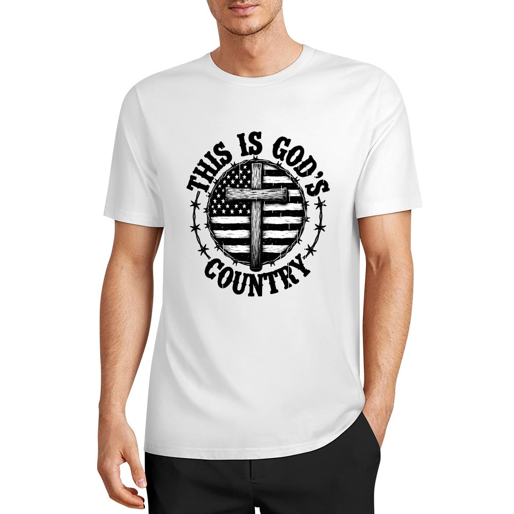 This is gods country pure cotton T-shirt This is God’s country