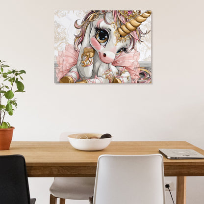 Hello-oh-Dollie unicorn ballerina Canvas Print Multiple sizes No Frame