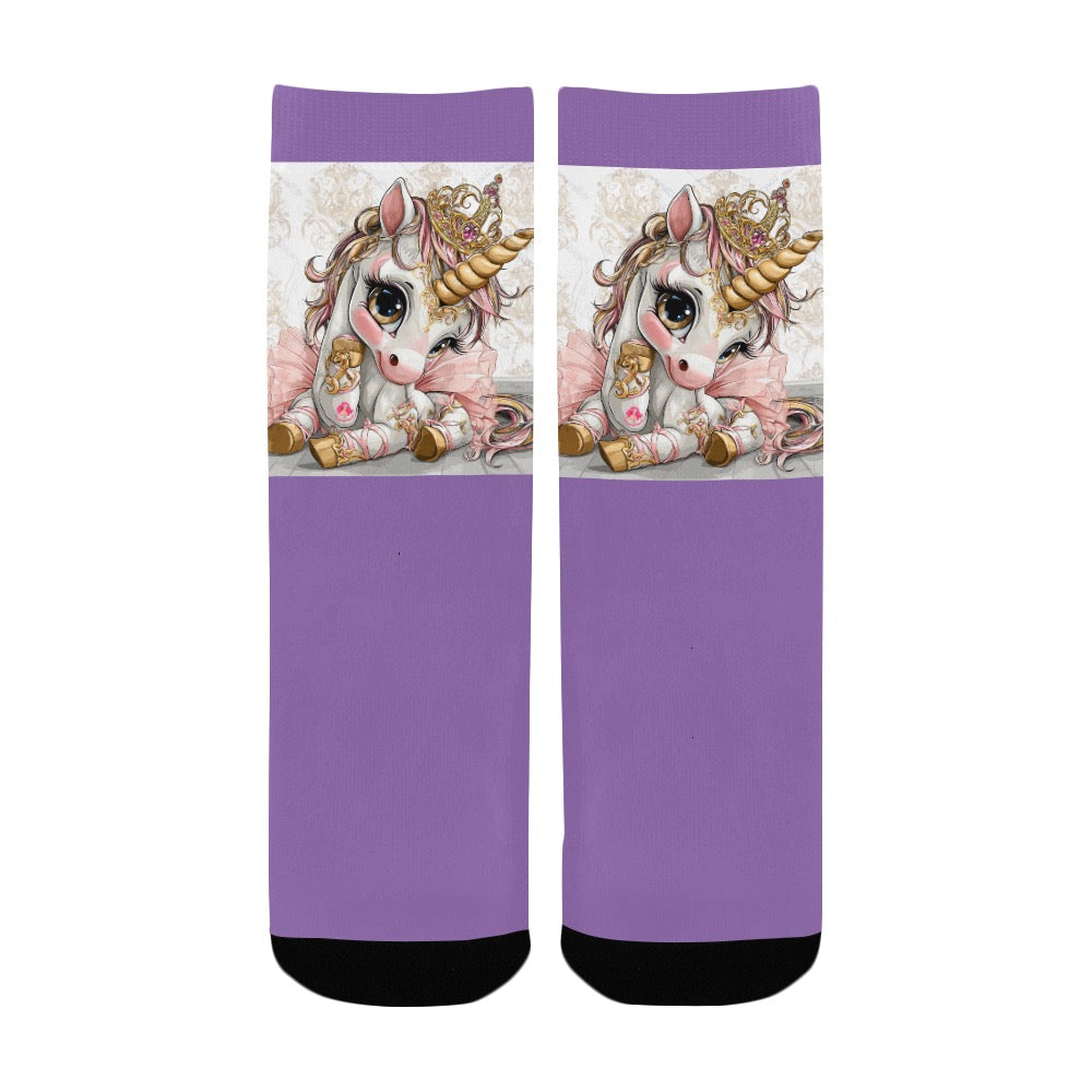 Unicorn Kid's Custom Socks
