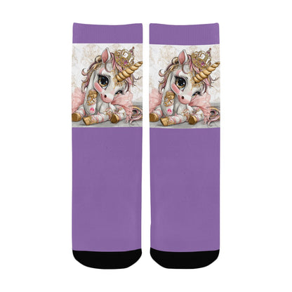 Unicorn Kid's Custom Socks
