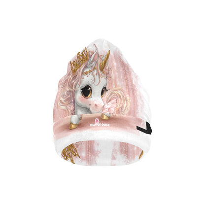 Unicorn in pink All Over Print Beanie for Kids