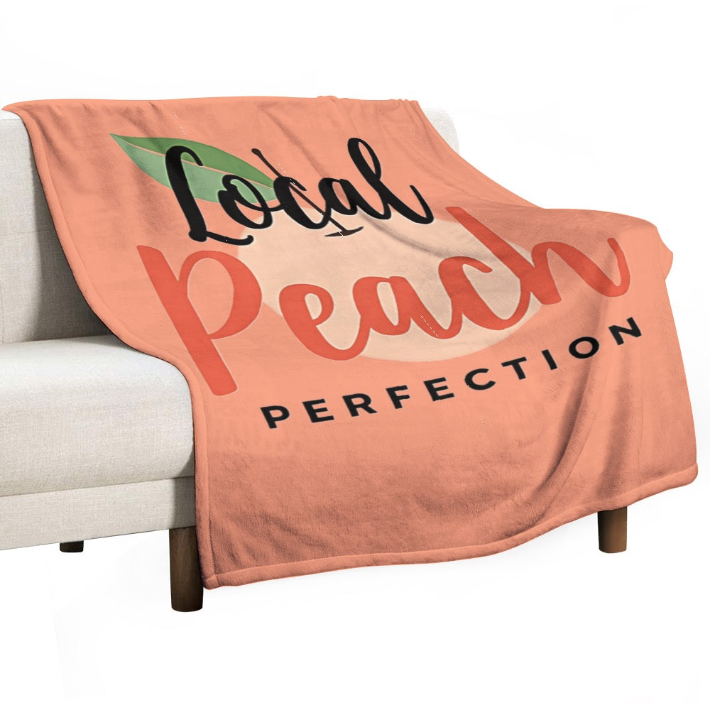 Ultra-Soft Flannel Blanket Local peach perfection