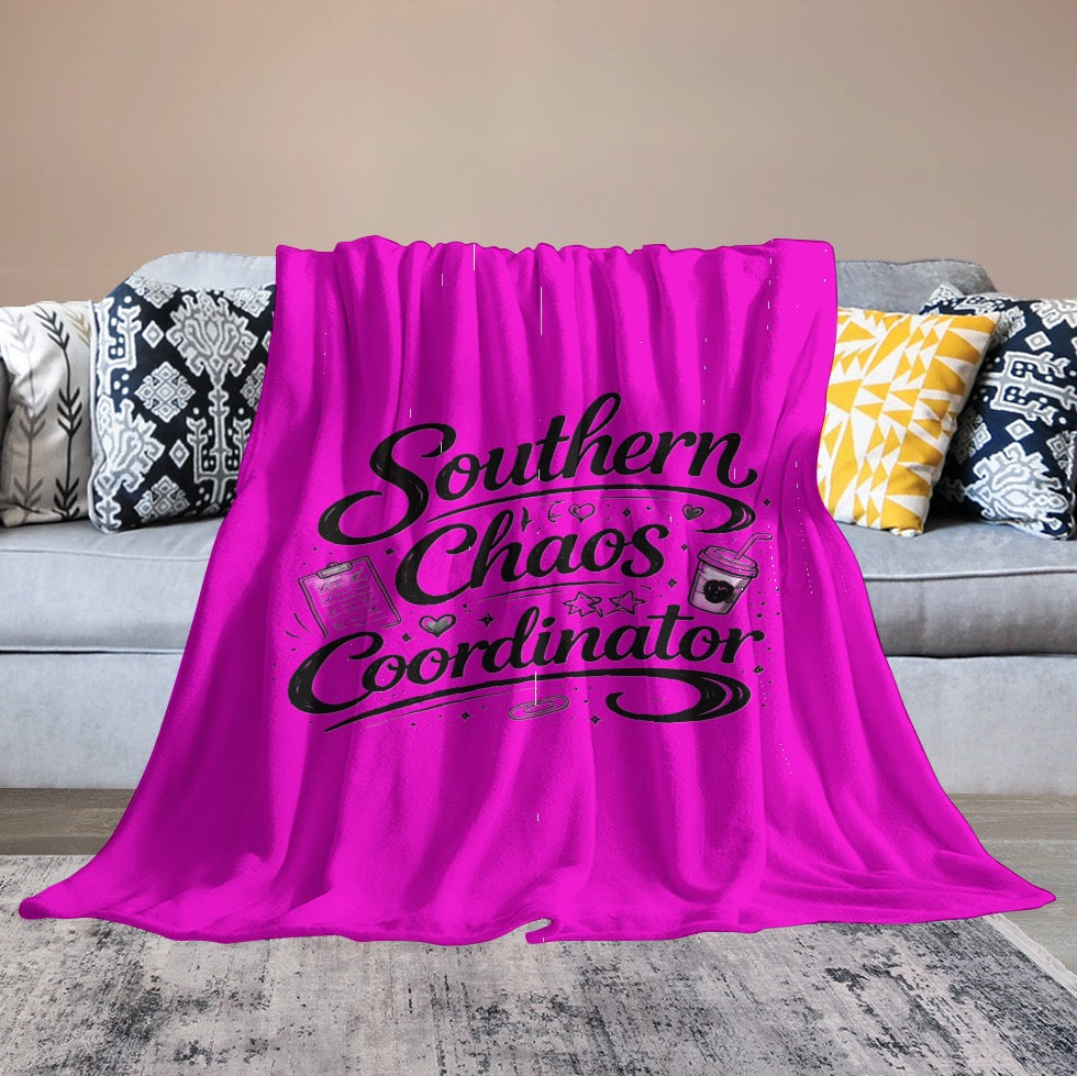 Ultra-Soft Flannel Blanket Southern chaos coordinator