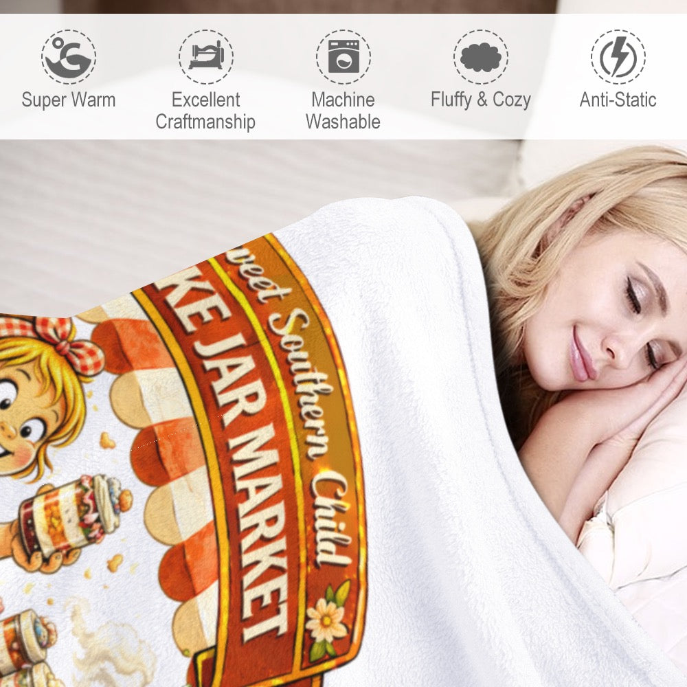 Ultra-Soft Flannel Blanket Cake jar market