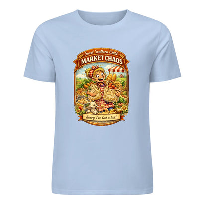 New Pure cotton short sleeved T-shirt market chaos