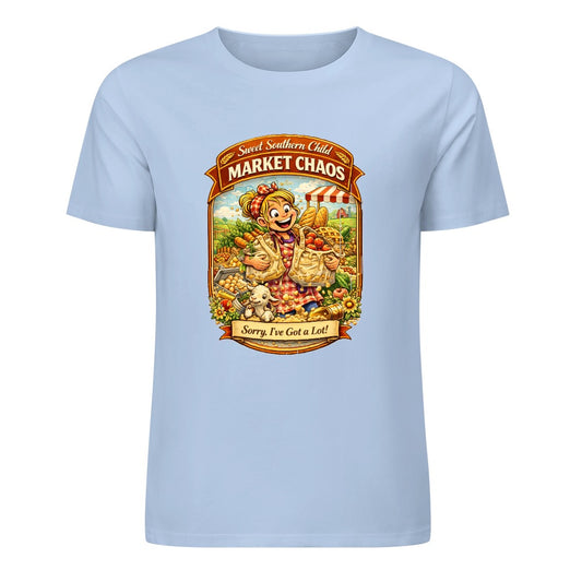 New Pure cotton short sleeved T-shirt market chaos