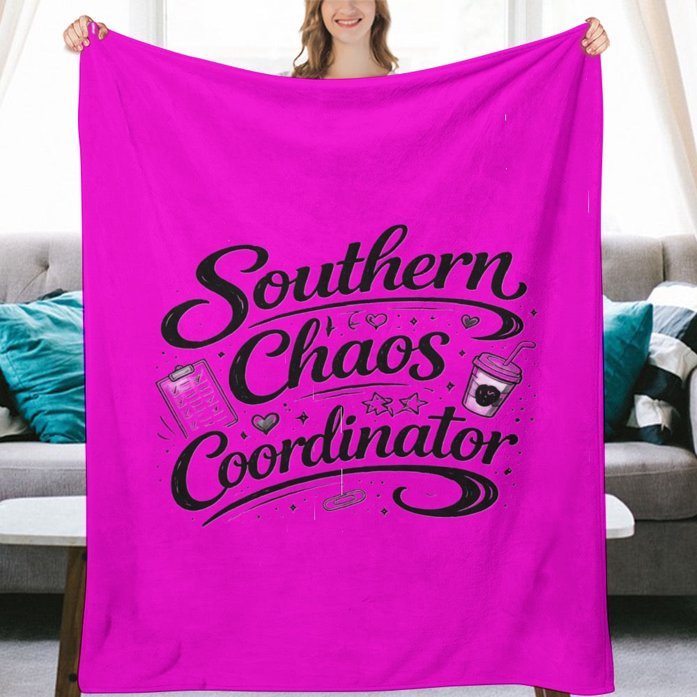 Ultra-Soft Flannel Blanket Southern chaos coordinator