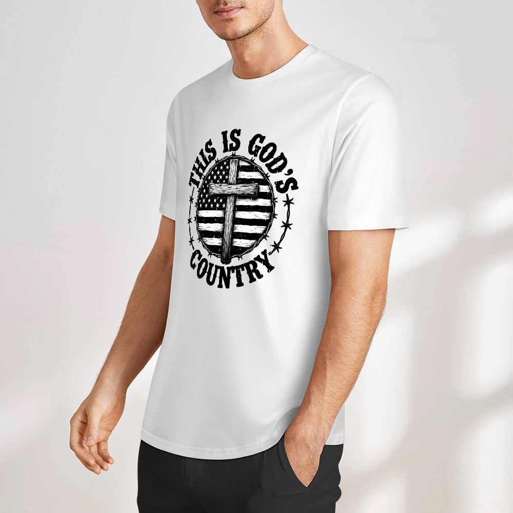 This is gods country pure cotton T-shirt This is God’s country