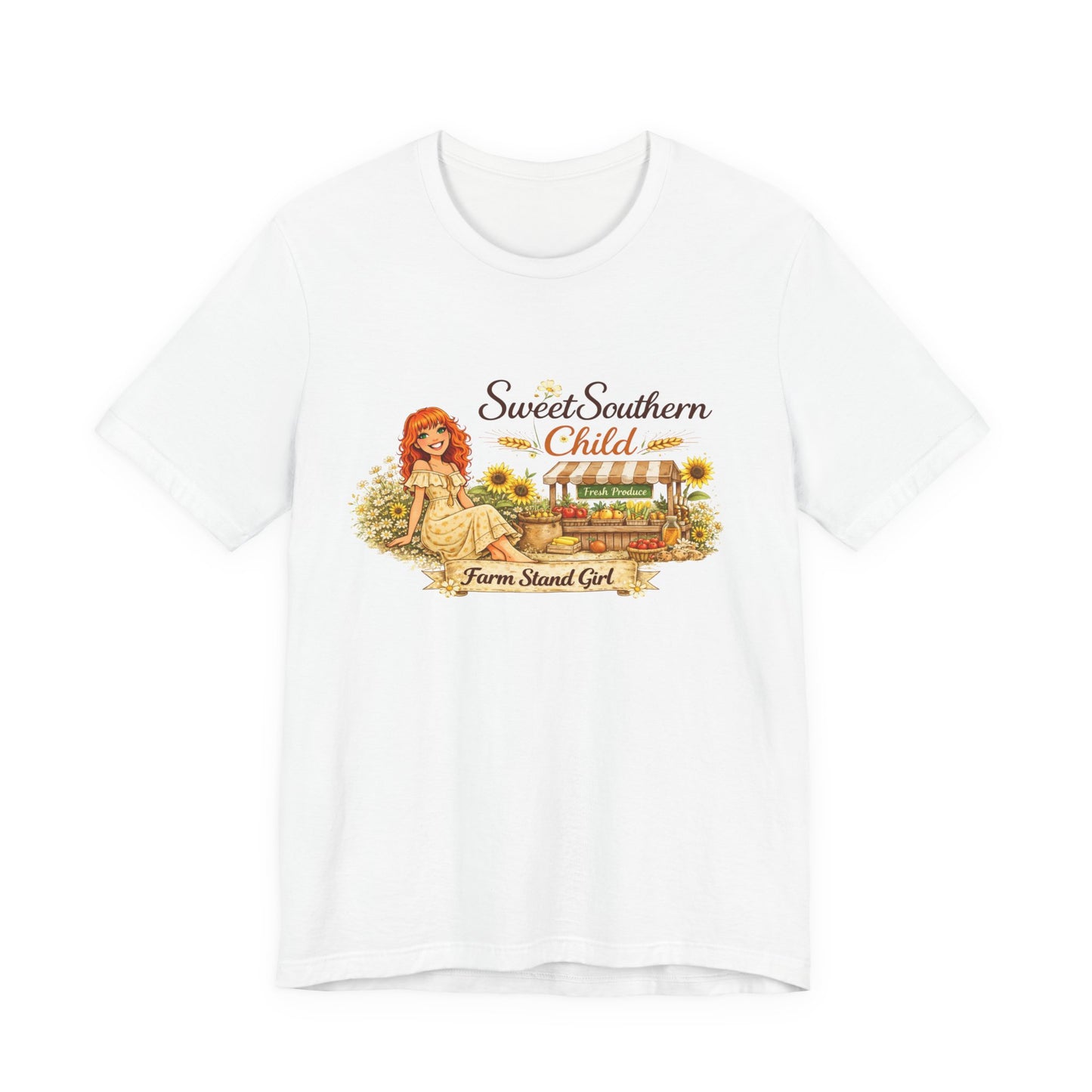 Sweet Southern Child Tee — Farm Sweet Girl Vintage Graphic T-Shirt