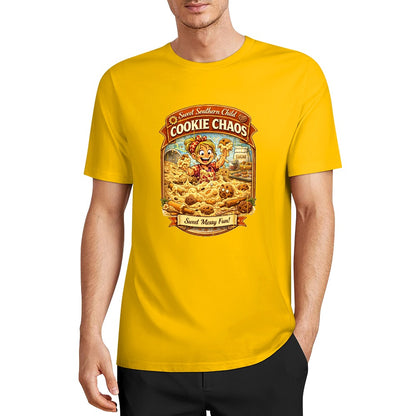 New Pure cotton short sleeved T-shirt Cookie chaos