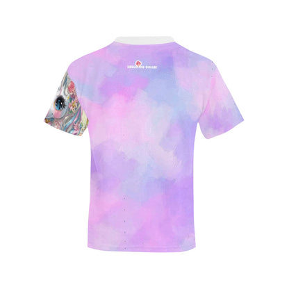Unicorn tea party Kids' All Over Print T-shirt(ModelT65)
