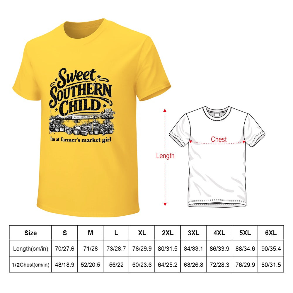 Men's T-shirt 100% cotton i’m a Farmers Market girl