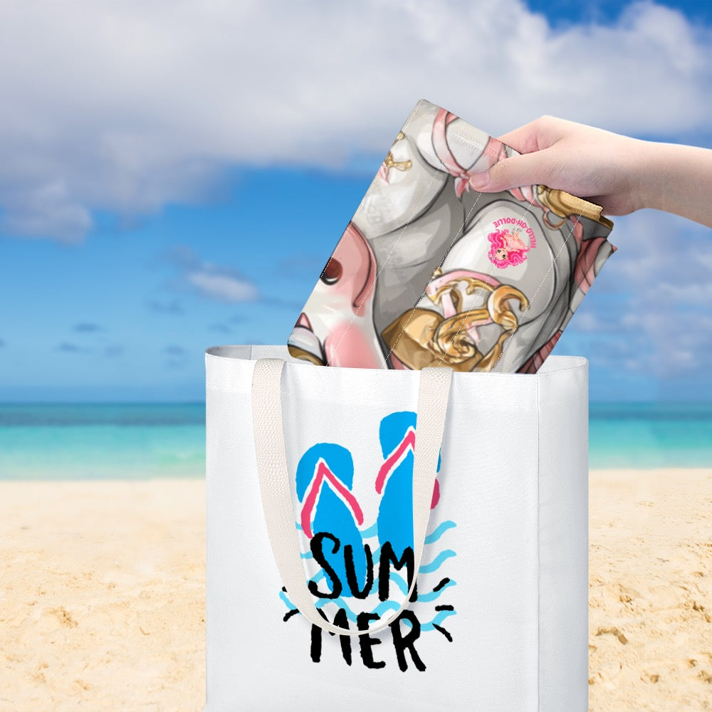 HELLO-OH-DOLLIE UNICORN BALLERINA beach towel