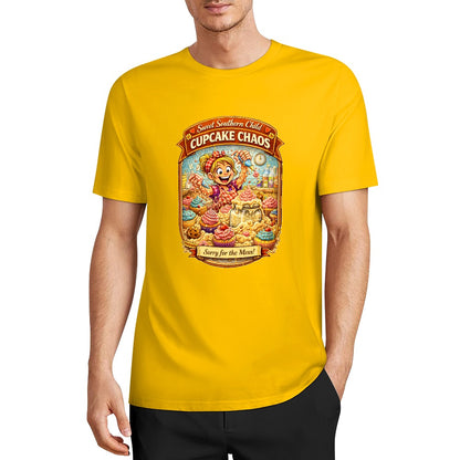 New Pure cotton short sleeved T-shirt Cupcake chaos
