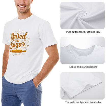 New High quality Men's T-shirt 100% Cotton Farmers Market junkie
