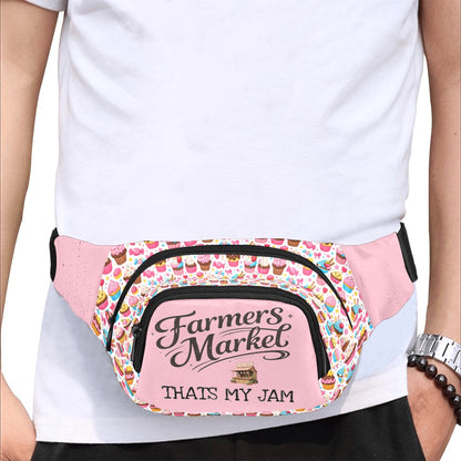 Farmers Market that’s my jam, Unisex Waist Bag (Model 1677)
