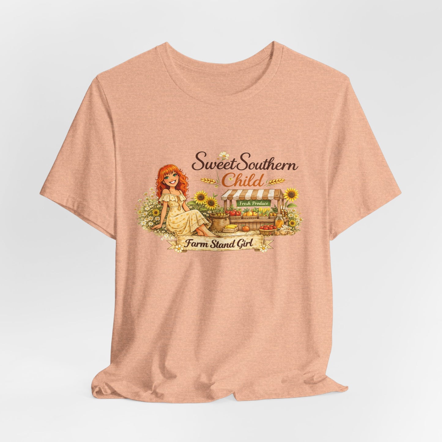 Sweet Southern Child Tee — Farm Sweet Girl Vintage Graphic T-Shirt