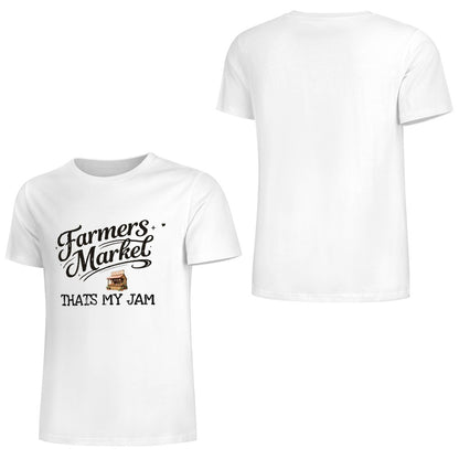 New Pure cotton short sleeved T-shirt farmers markets that’s my jam