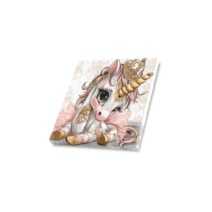 Unicorn ballerina Frame Canvas Print 12"x12"