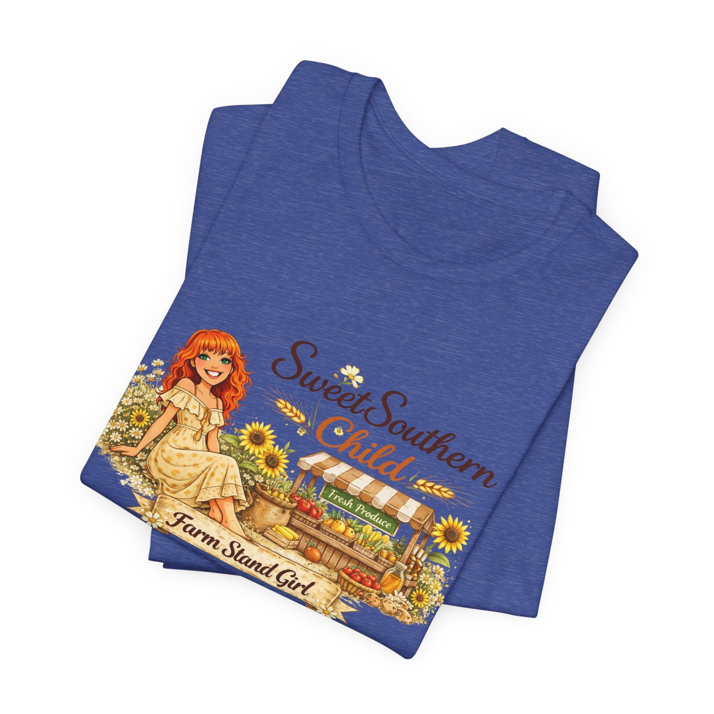 Sweet Southern Child Tee — Farm Sweet Girl Vintage Graphic T-Shirt