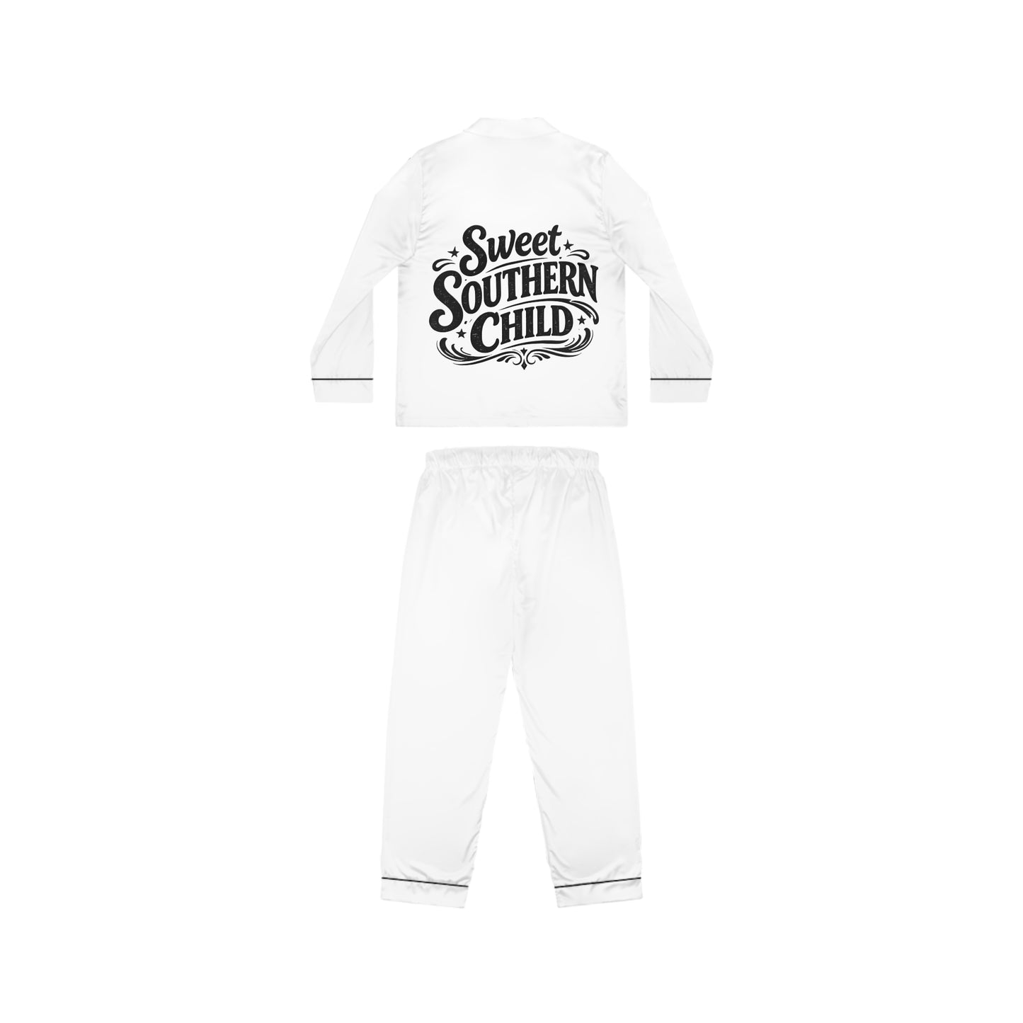Satin Pajamas - "Sweet Southern Child" Women's Lounge Set