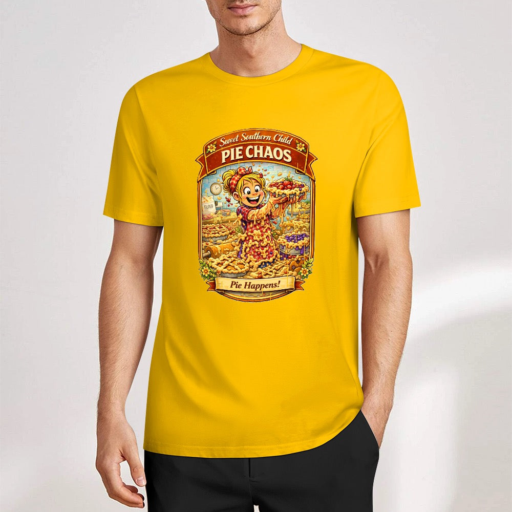 New Pure cotton short sleeved T-shirt PIE chaos