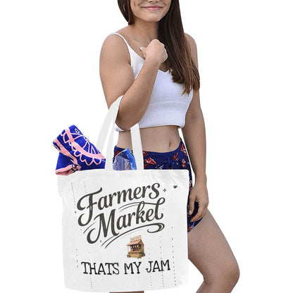 Farmers Market that my Jam  Tote Bag(Large)