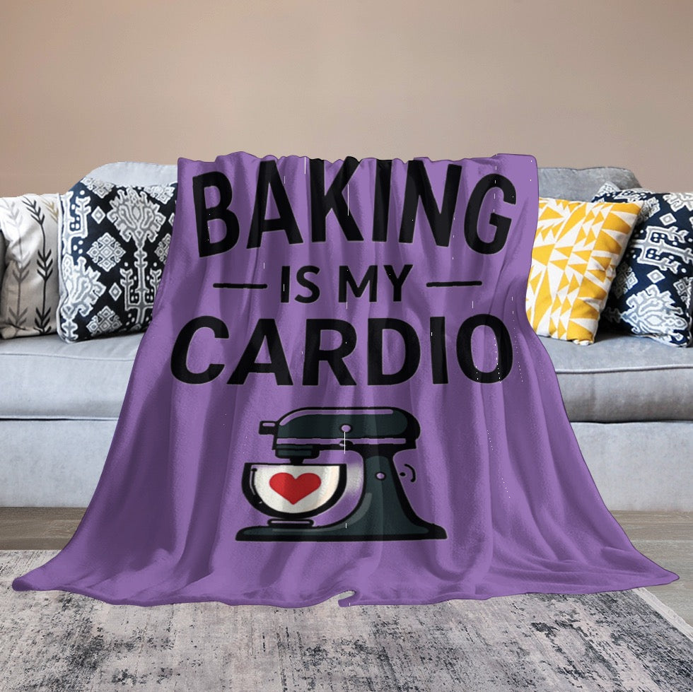 Ultra-Soft Flannel Blanket baking is my cardio