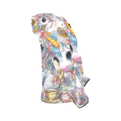 HELLO-OH-DOLLIE UNICORN TEAPARTY Kids' Padded Hooded Jacket (H45)