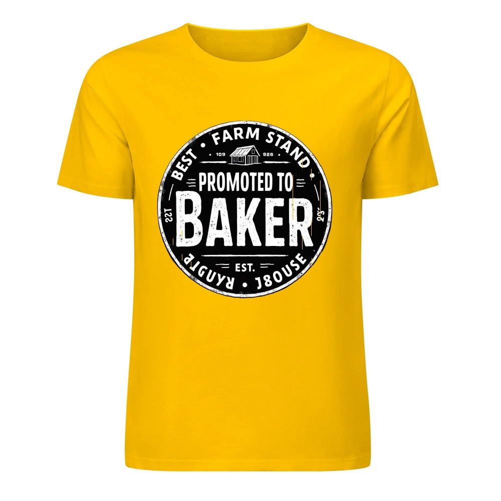 New Pure cotton short sleeved T-shirt Promoted to Baker