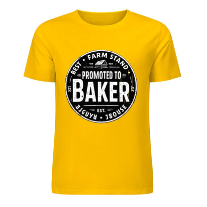 New Pure cotton short sleeved T-shirt Promoted to Baker