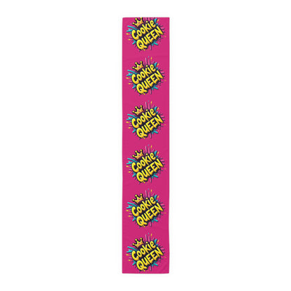 Cookie Queen Table Runner — Colorful Baking-Themed Table Decor